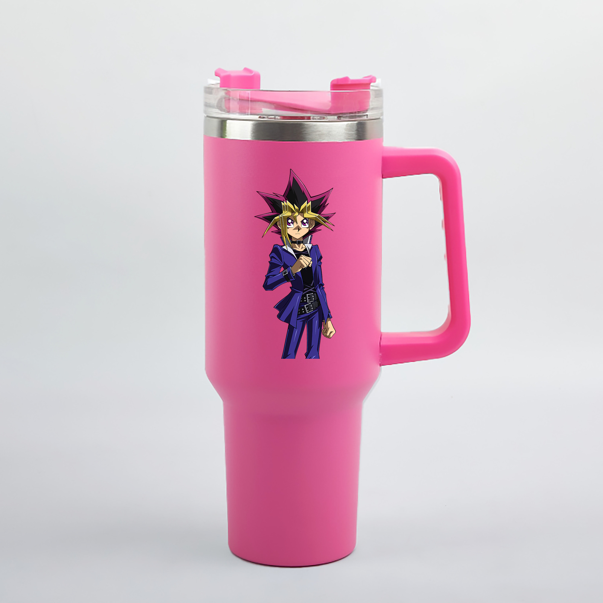 （画像用） 遊☆戯☆王 Yu-Gi-Oh! 1200mL車用タンブラー（カラープリント）
